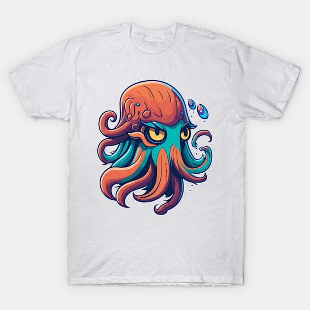 Cute Squid T-Shirt by SpriteGuy95